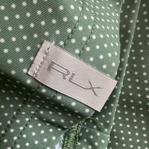 Ralph Lauren SPORTX Men's Polo in Green Dot Pattern